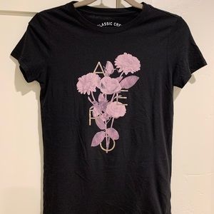 Black Aeropostale Graphic Tee